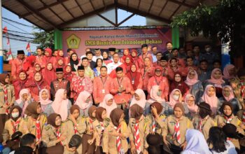 Plt Wali Kota Bekasi Disambut Super Meriah Siswa SMK Bistek Bekasi Saat Memberikan Wawasan Kebangsaan