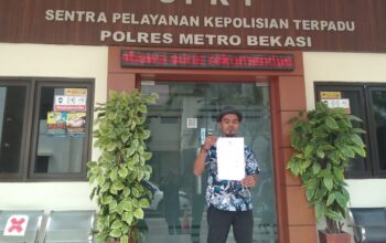 CAKRA LAPORKAN OKNUM KETUA ORMAS DI BEKASI ATAS DUGAAN TINDAK PIDANA DI POLRES METRO BEKASI