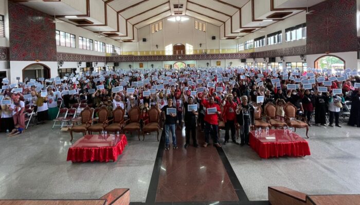 Emak-Emak se-Kecamatan Tambun Selatan Beri Dukungan Suara Mas Waras, Duduk di DPR-RI