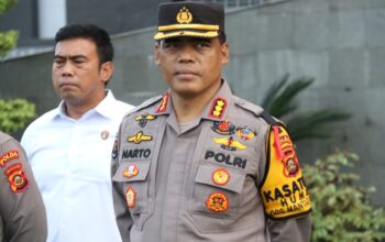 Apel Pagi Digelar Personil Polda Sumsel di Halaman Gedung Utama Presisi Polda Sumatera Selatan