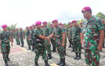 Pererat Tali Silaturahmi, “Prajurit Petarung Baret Ungu Kepri” Laksanakan Halal Bihalal 