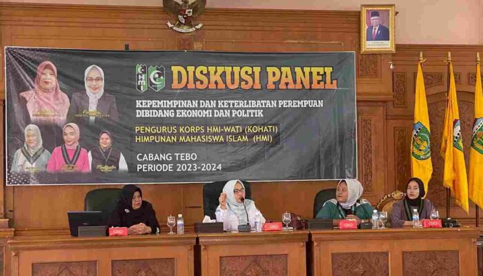 Sukses Adakan Diskusi Panel, ini Harapan ketum Kohati HMI Cabang Tebo