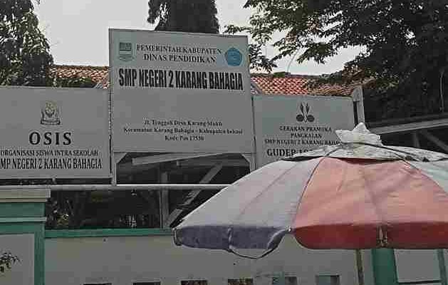 Anggara Biaya Perawatan SMPN 2 Karang Bahagia Kabupaten Bekasi Diduga Raib