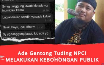 Ade Gentong Tuding NPCI Melakukan Pembohongan Publik 