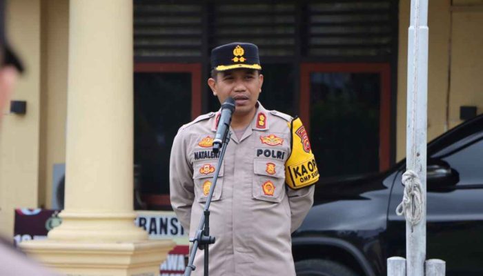 Kapolres Bungo AKBP Natalena Eko Cahyono. S.K.o.m Lepas Keberangkatan Kontingen IPSI